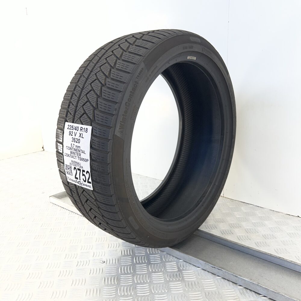Gomma Usata 225 40 R18 92V XL Continental WinterContact TS850P 81% Invernale - immagine 4