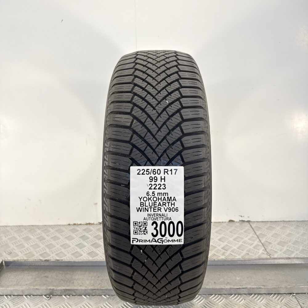 Gomma Usata 225 60 R17 99H Yokohama Bluearth Winter V906 93% Invernale - immagine 10