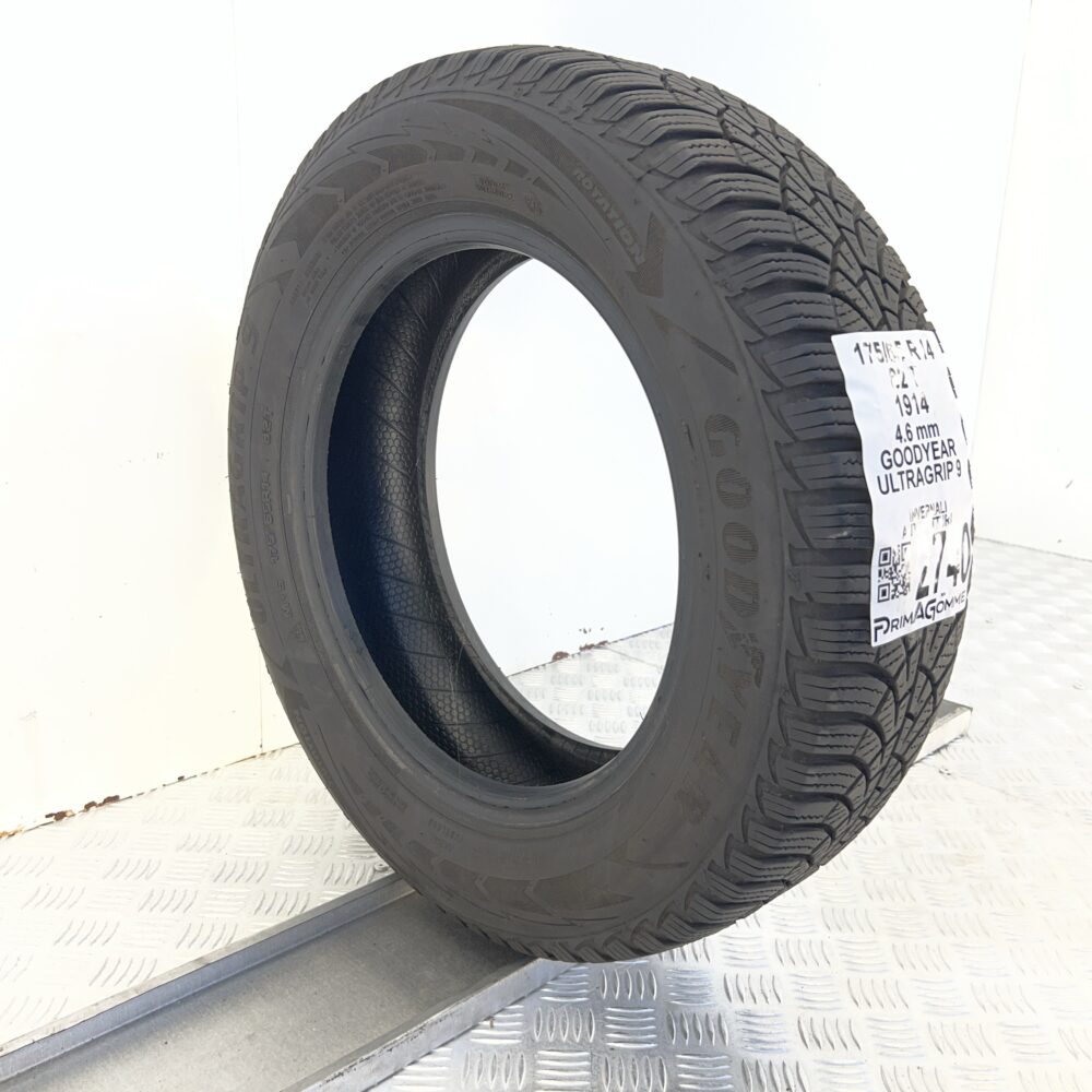 Gomma Usata 175 65 R14 82T Goodyear UltraGrip 9 Invernale - immagine 5