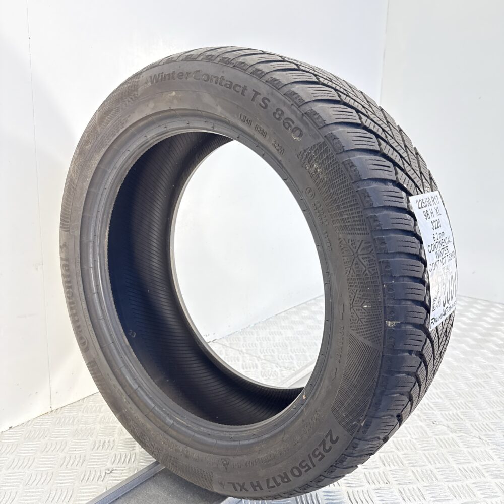 Gomma Usata 225 50 R17 98H XL Continental Winter Contact TS860 89% Invernale - immagine 5