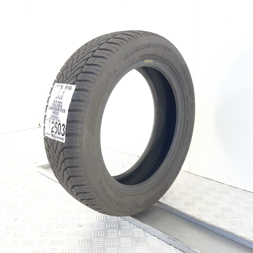 Gomma Usata 195 55 R16 87H Falken Eurowinter HS02 98% Invernale - immagine 4