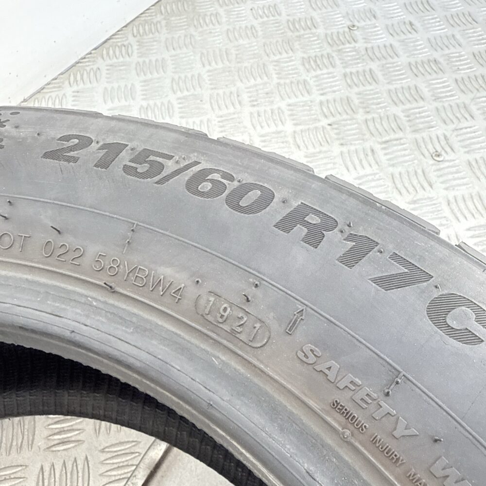 Gomma Usata 215 60 R17C 104/102H Kumho Winter PorTran CW51 79% Invernale - immagine 8