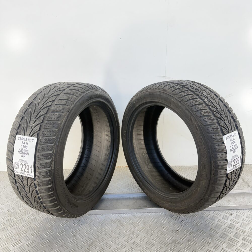 Gomme Usate 235 45 R17 94H Nokian WR 98% Invernali - immagine 7