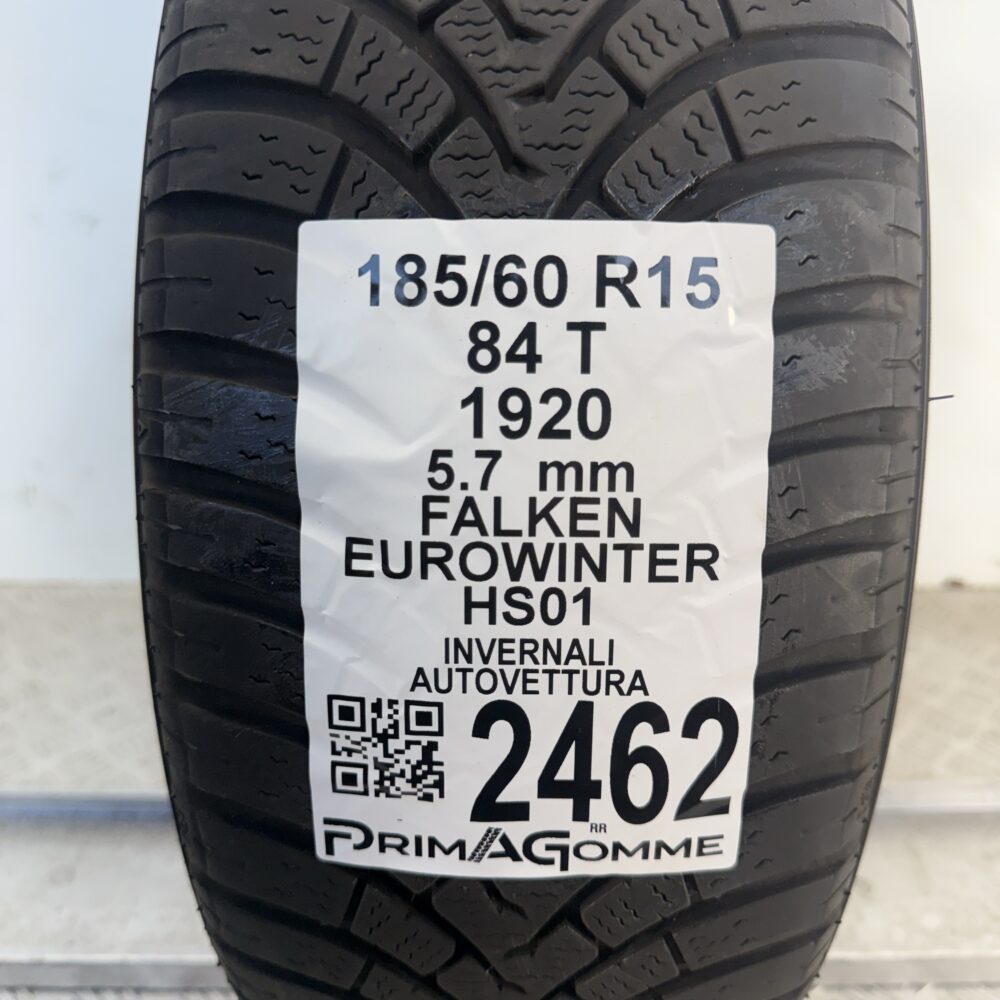 Gomma Usata 185 60 R15 84T Falken Eurowinter HS01 81% Invernale - immagine 3