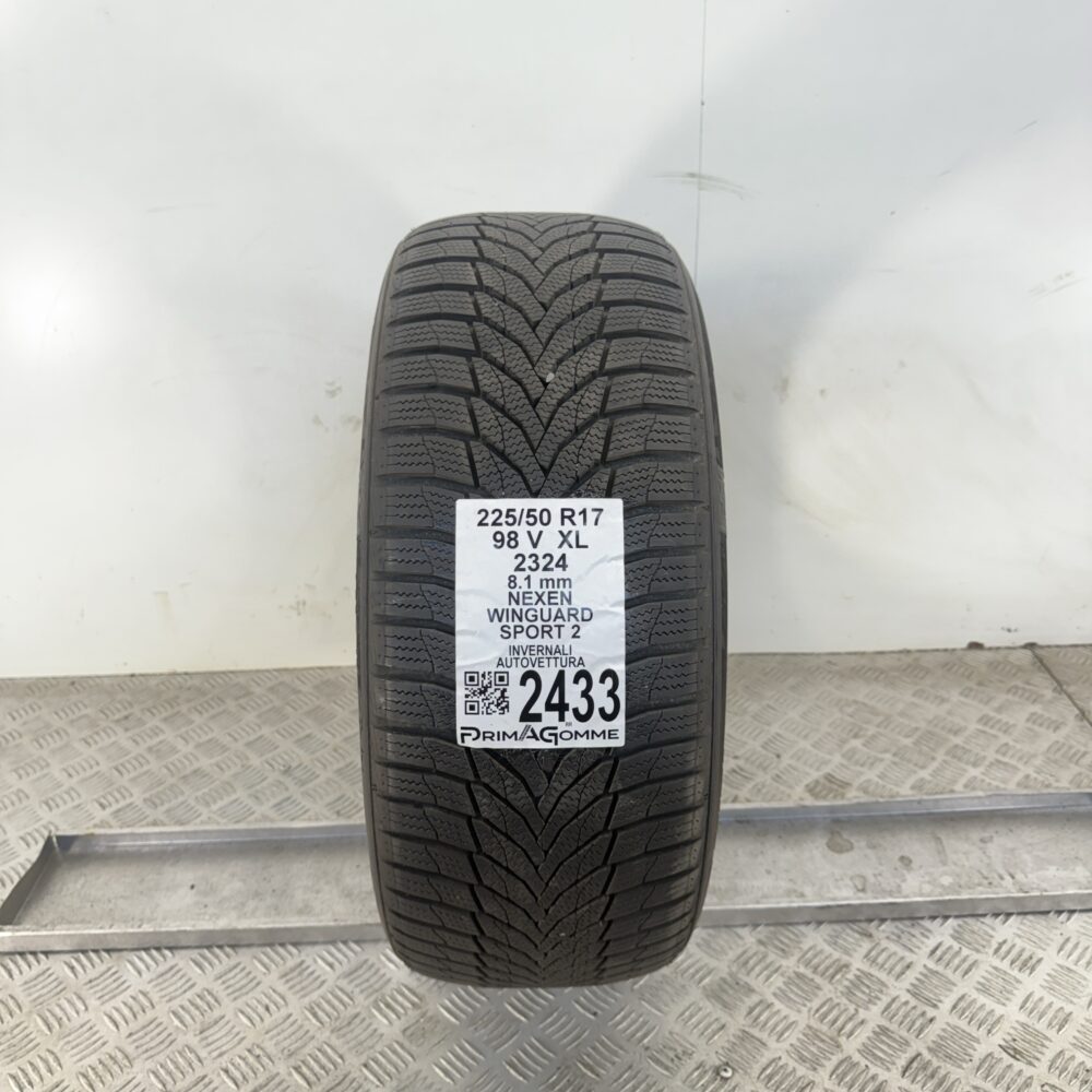 Gomma Usata 225 50 R17 98V XL Nexen Winguard Sport 2 98% Invernale