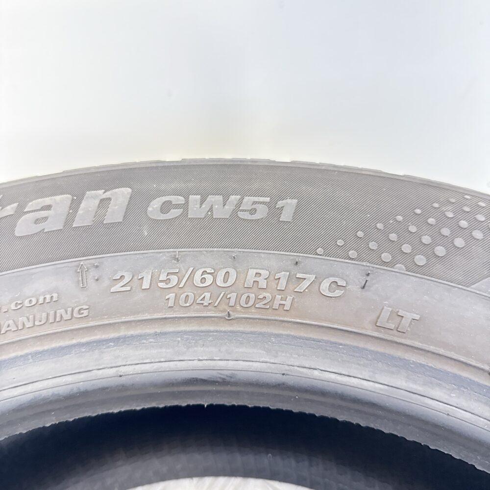 Gomma Usata 215 60 R17C 104/102H Kumho Winter PorTran CW51 79% Invernale - immagine 7