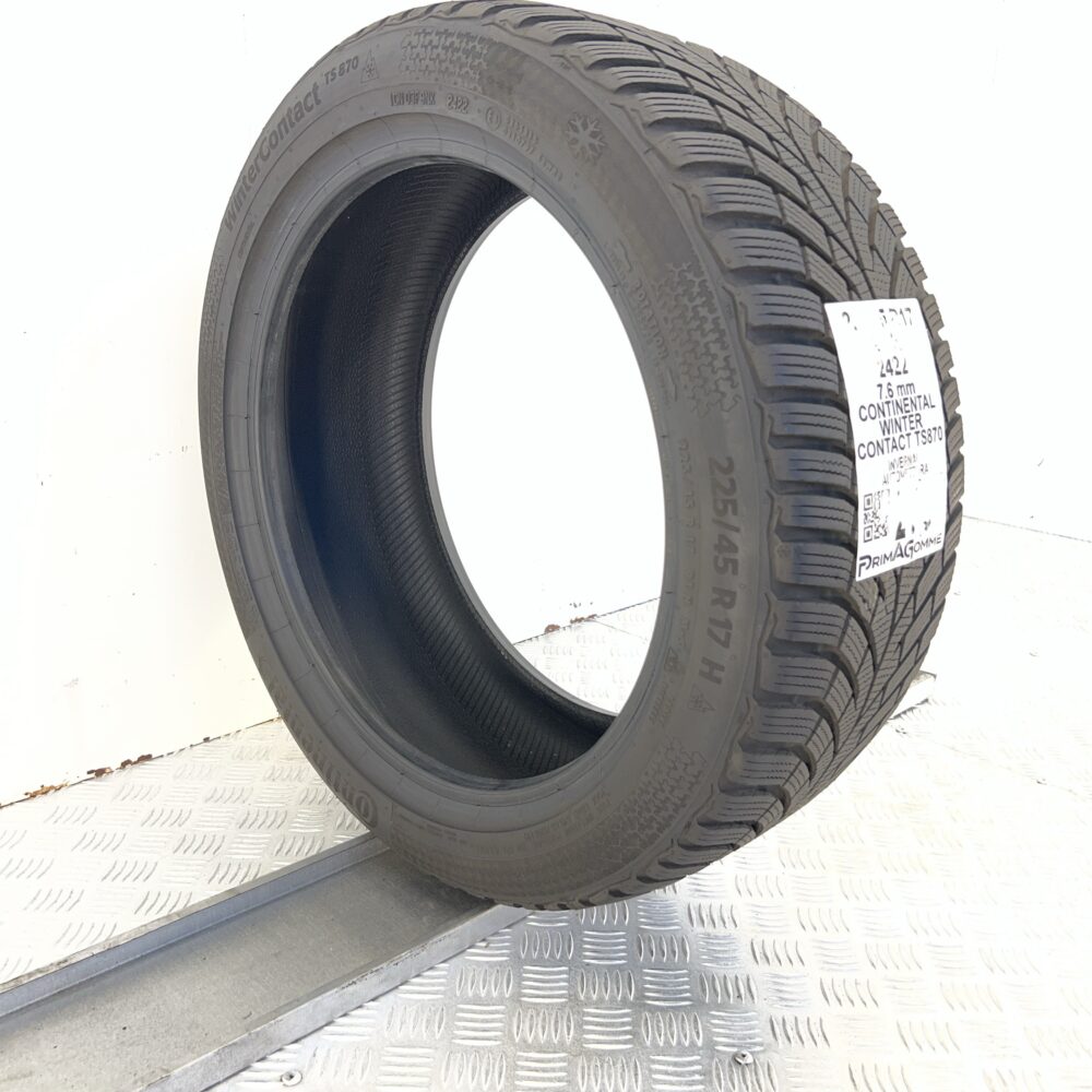 Gomma Usata 225 45 R17 91H Continental Winter Contact TS870 95% Invernale - immagine 5