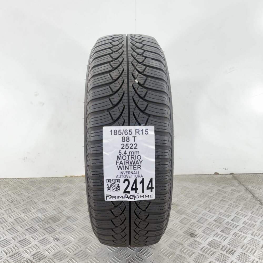 Gomma Usata 185 65 R15 88T Motrio Fairway Winter 77% Invernale