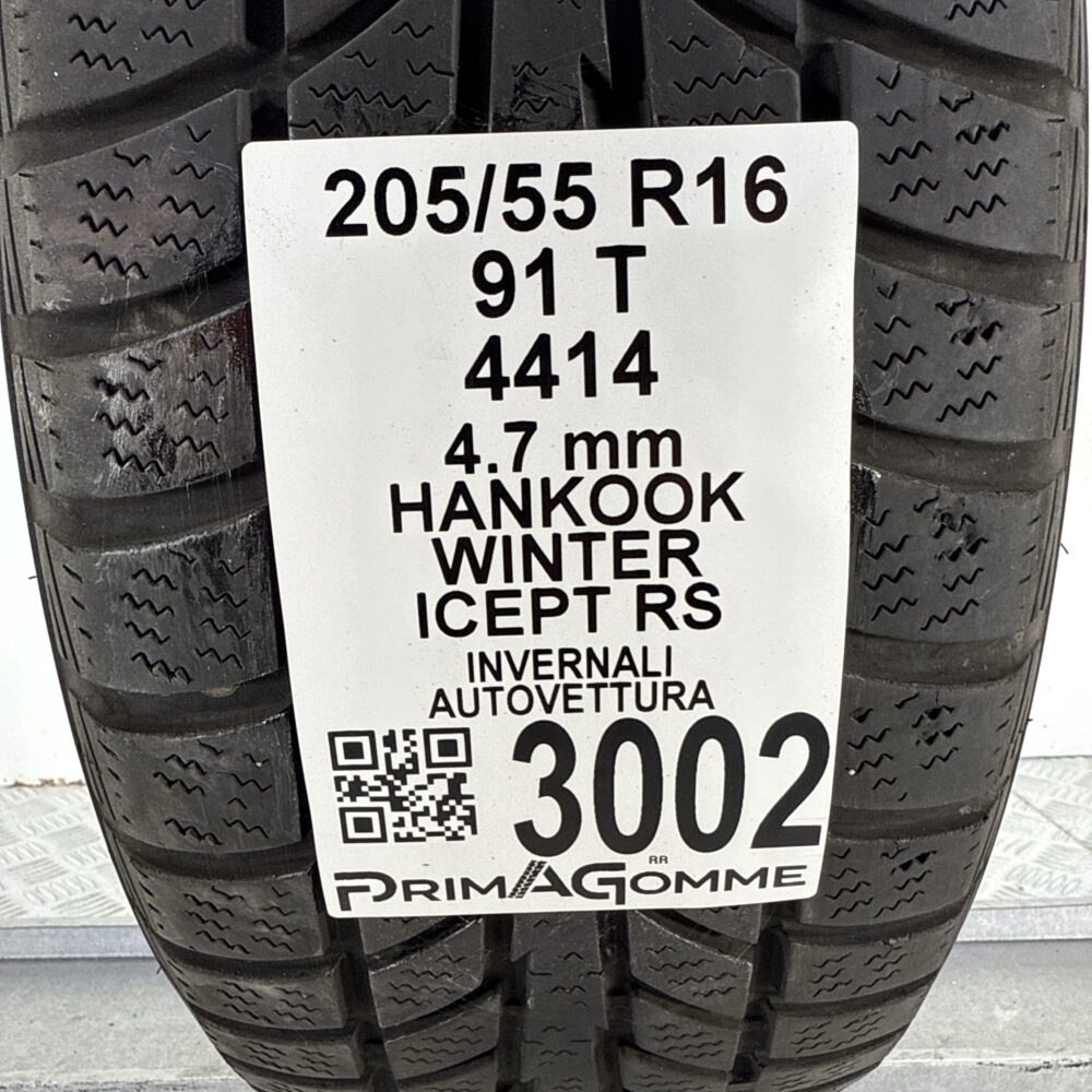 Gomma Usata 205 55 R16 91T Hankook Winter Icept RS Invernale - immagine 3