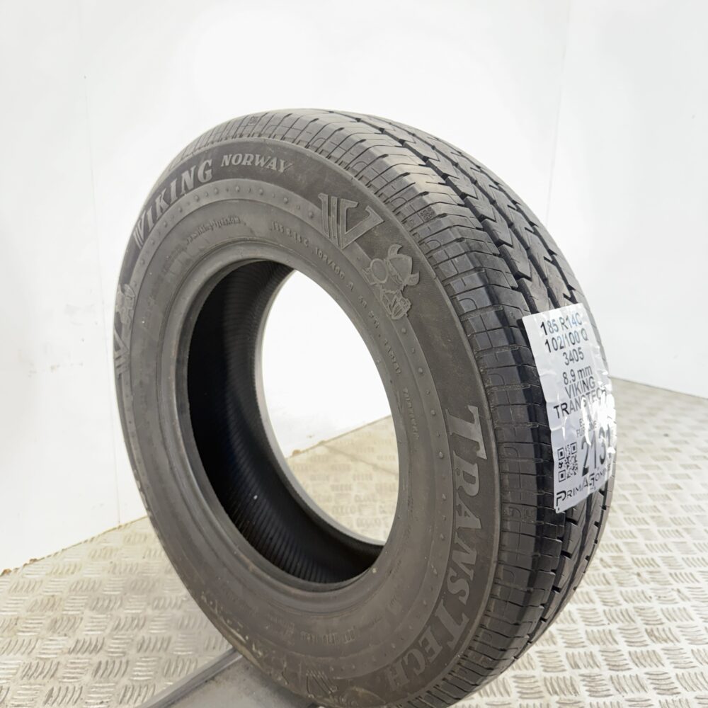 Gomma Usata 185 80 R14C 102/100Q Viking Transtech 98% Estivo - immagine 4