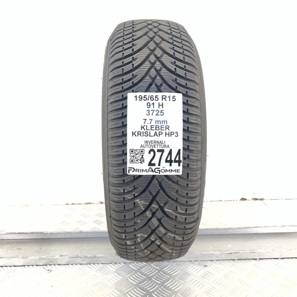Gomma Usata 195 65 R15 91H Kleber Krislap HP3 98% Invernale