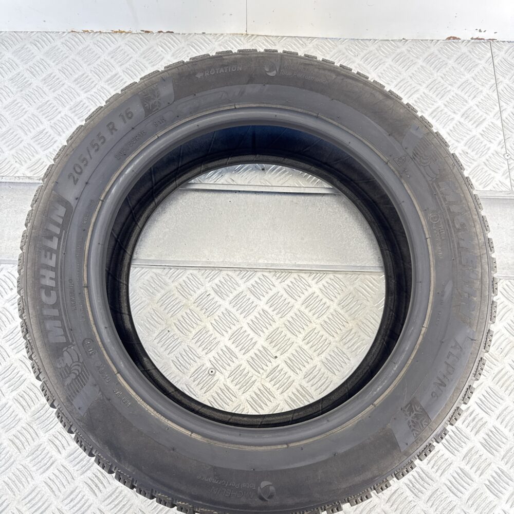 Gomma Usata 205 55 R16 91H Michelin Alpin 6 98% Invernale - immagine 6