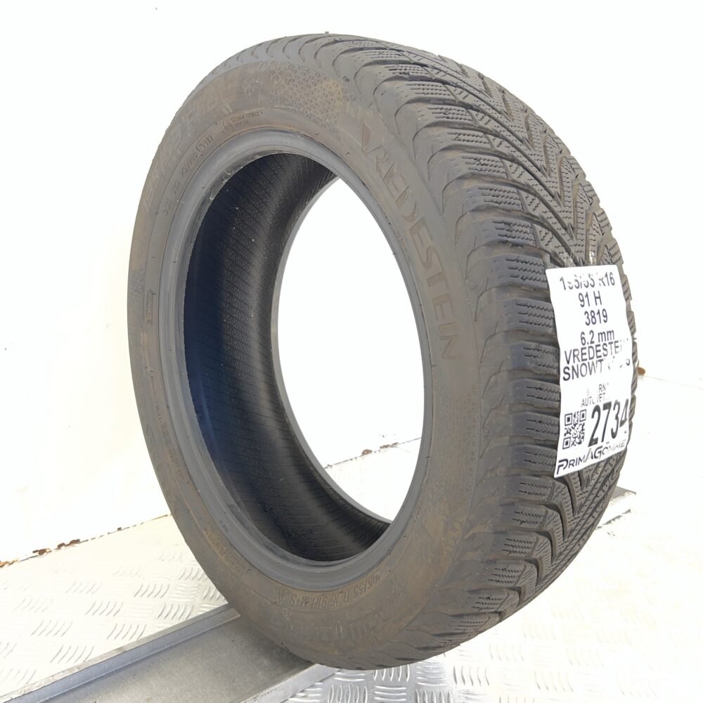Gomma Usata 195 55 R16 91H Vredestein Snowtrac 5 78% Invernale