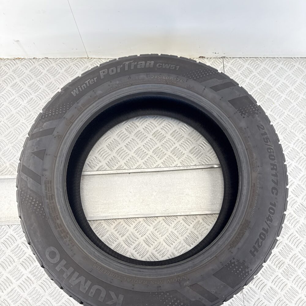 Gomma Usata 215 60 R17C 104/102H Kumho Winter PorTran CW51 79% Invernale - immagine 6