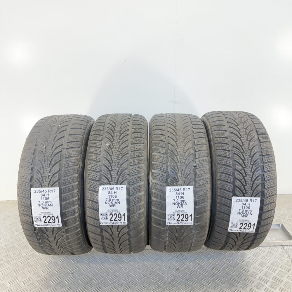 Gomme Usate 235 45 R17 94H Nokian WR 98% Invernali