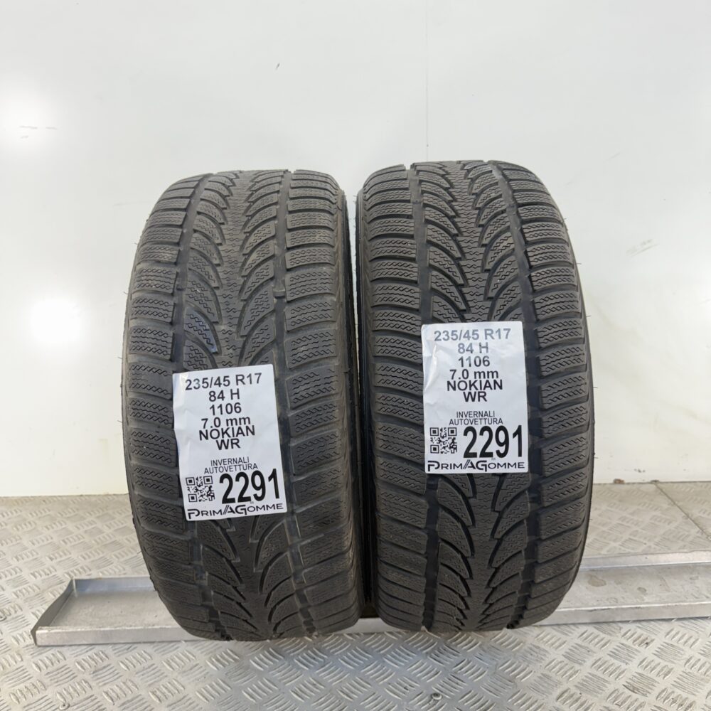 Gomme Usate 235 45 R17 94H Nokian WR 98% Invernali - immagine 8