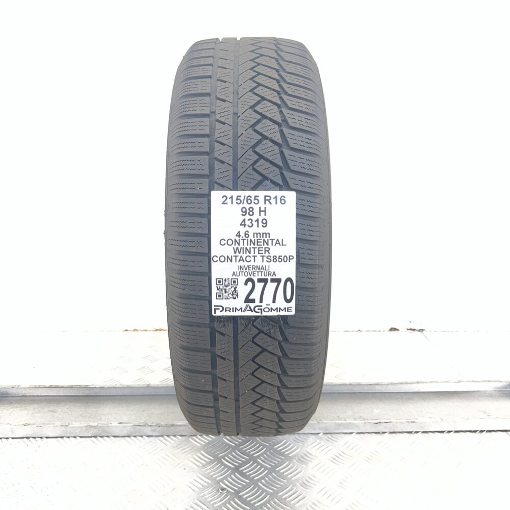 Gomma Usata 215 65 R16 98H Continental Winter Contact TS850P Invernale