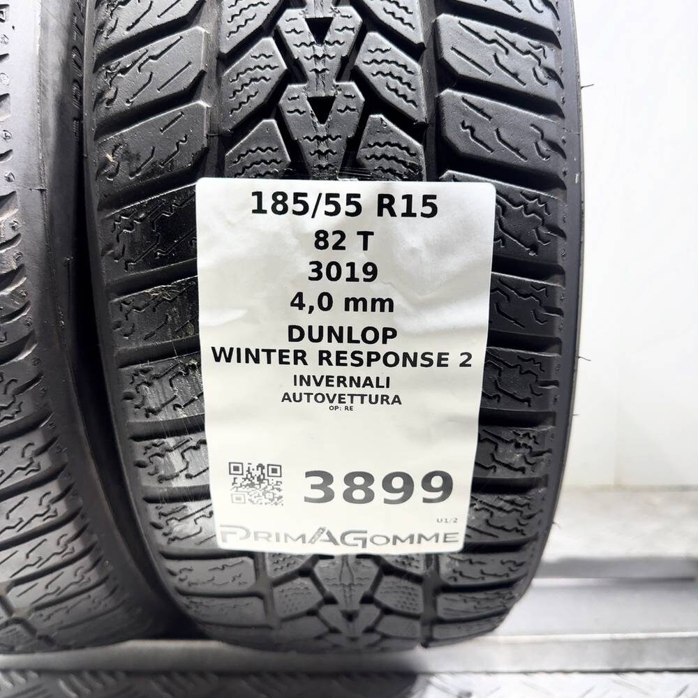 Gomme Usate 185 55 R15 82T Dunlop Winter Response 2 Invernali - immagine 3