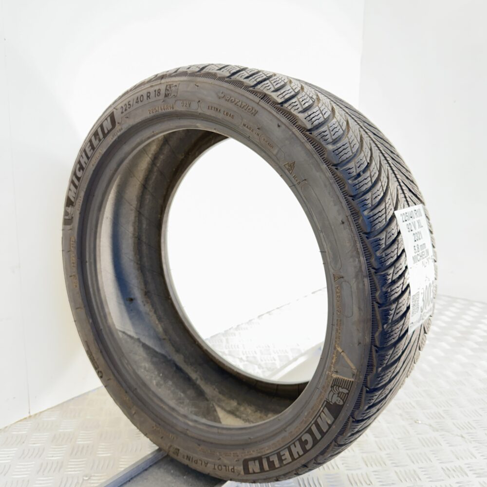 Gomma Usata 225 40 R18 92V XL Michelin Pilot Alpin 5 83% Invernale - immagine 5
