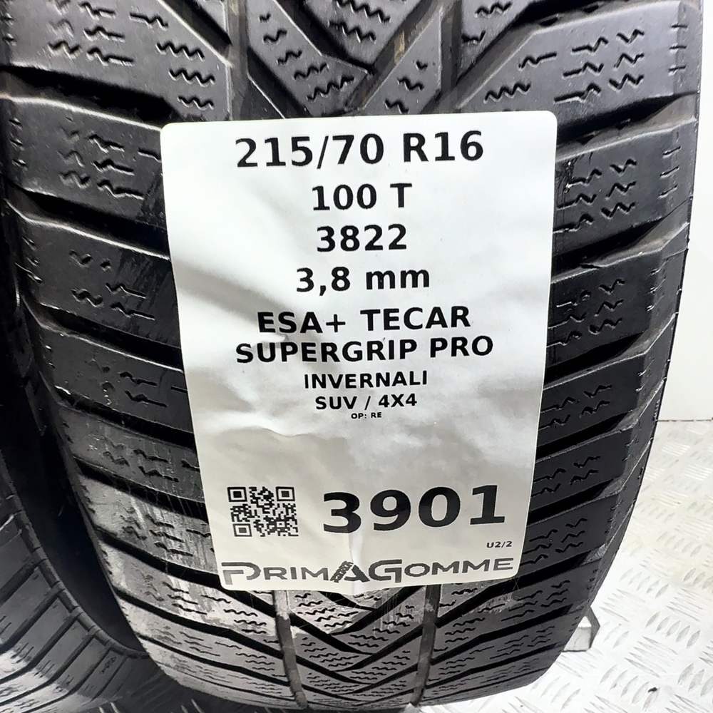 Gomme Usate 215 70 R16 100T Esa+ Tecar Supergrip Pro Invernali - immagine 3