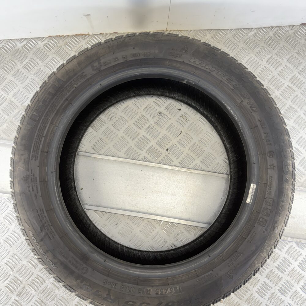 Gomma Usata 195 55 R16 87H Pirelli Snow Control Serie 3 RunFlat Invernale - immagine 8