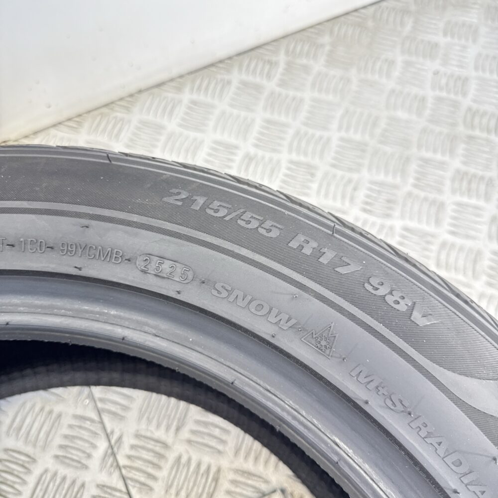 Gomma Usata 215 55 R17 98V Marshal MW51 98% Invernale - immagine 7