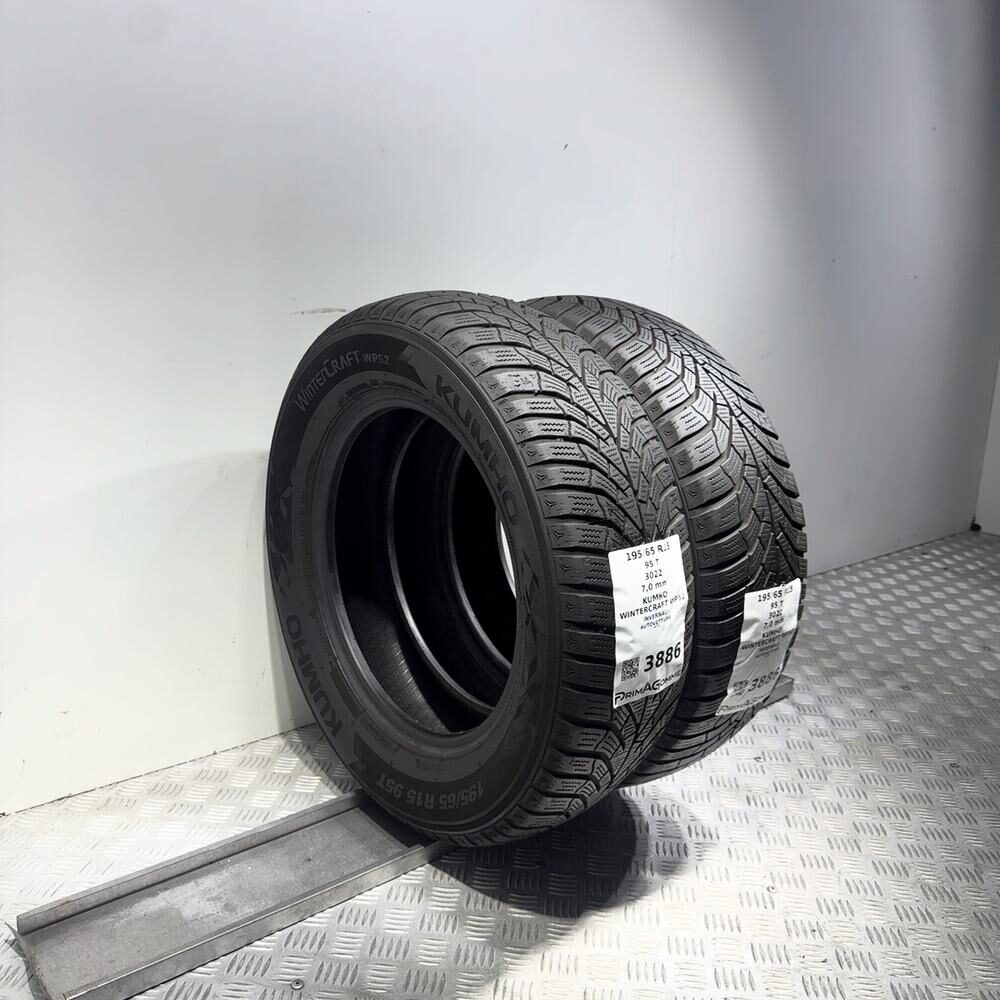 Gomme Usate 195 65 R15 95T Kumho Wintercraft WP52 98% Invernali - immagine 12