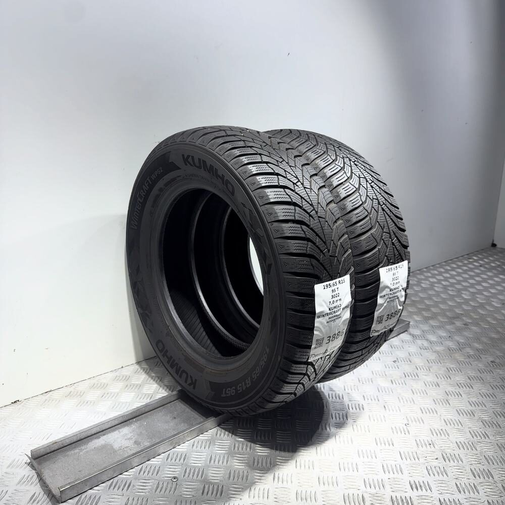 Gomme Usate 195 65 R15 95T Kumho Wintercraft WP52 98% Invernali - immagine 7