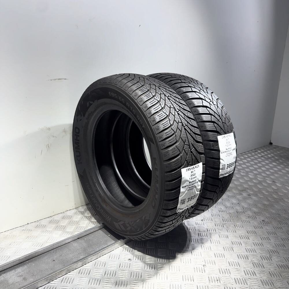 Gomme Usate 195 65 R15 95T Kumho Wintercraft WP52 98% Invernali - immagine 9