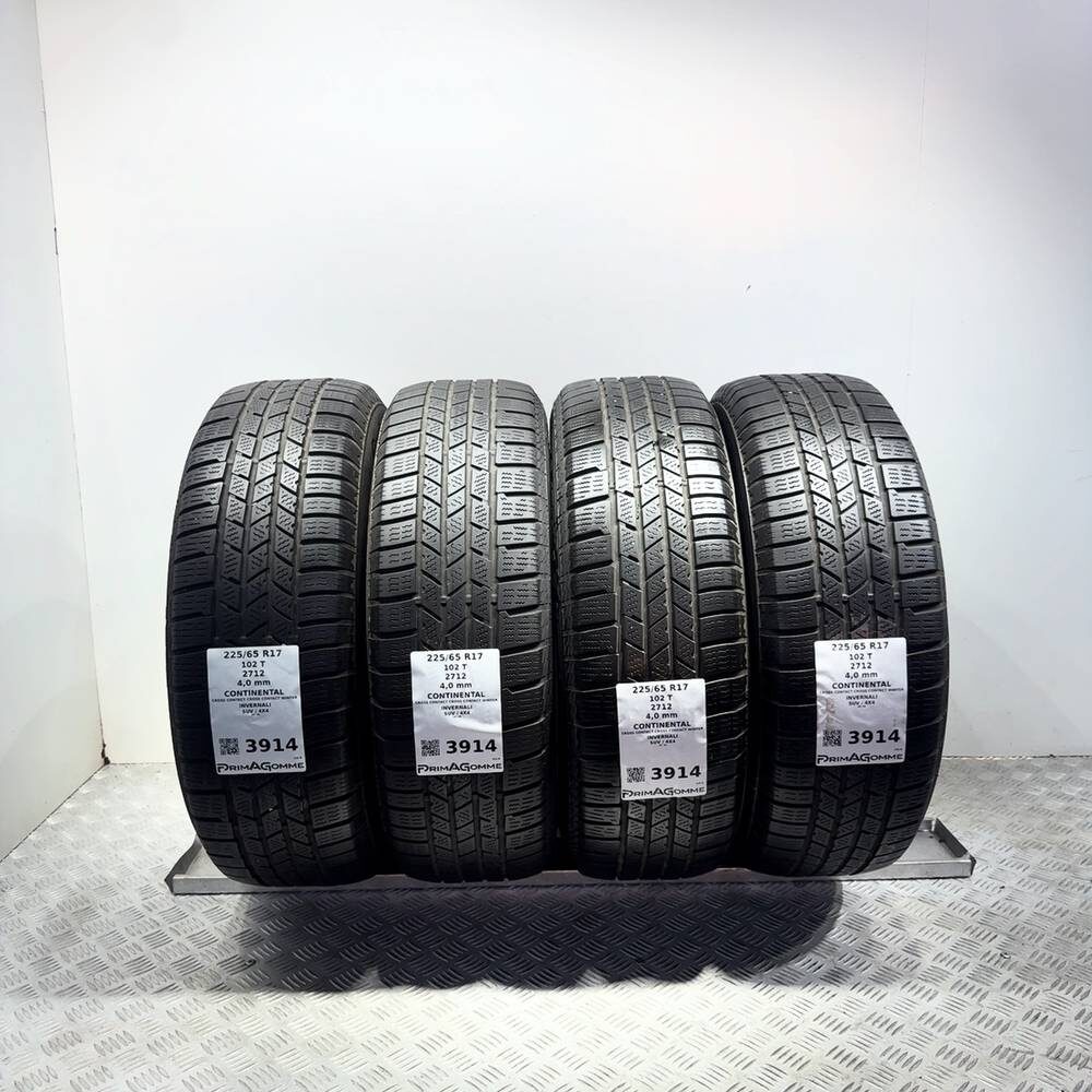 Gomme Usate 225 65 R17 102T Continental Cross Contact Invernali