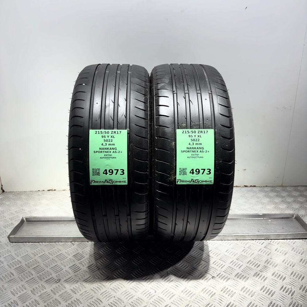 Gomme Usate 215 50 ZR17 95Y XL Nankang Sportnex AS-2+ Estive