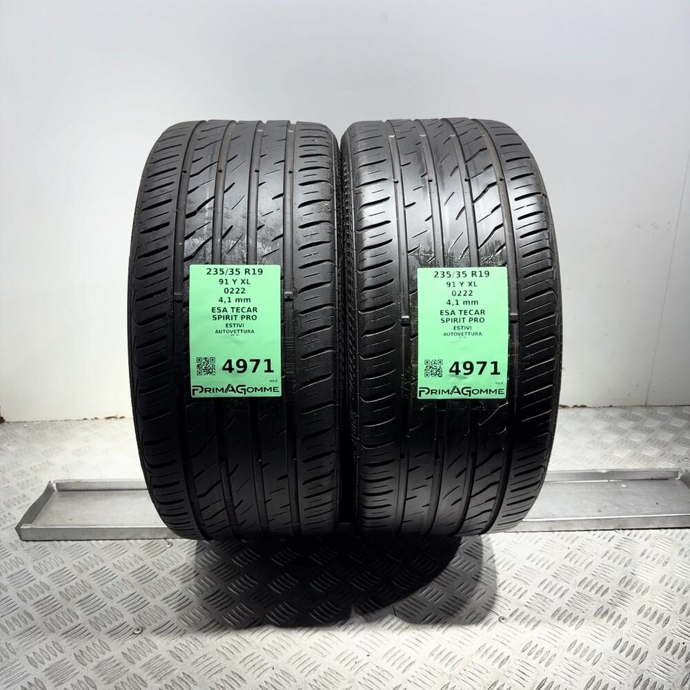 Gomme Usate 235 35 R19 91Y XL Esa Tecar Spirit Pro Estive