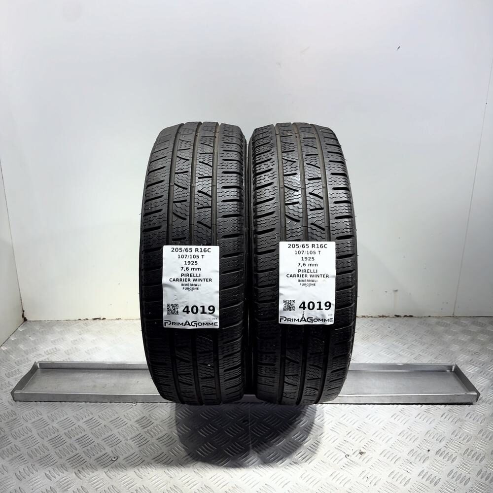 Gomme Usate 205 65 R16C 107/105T Pirelli Carrier Winter 98% Invernali