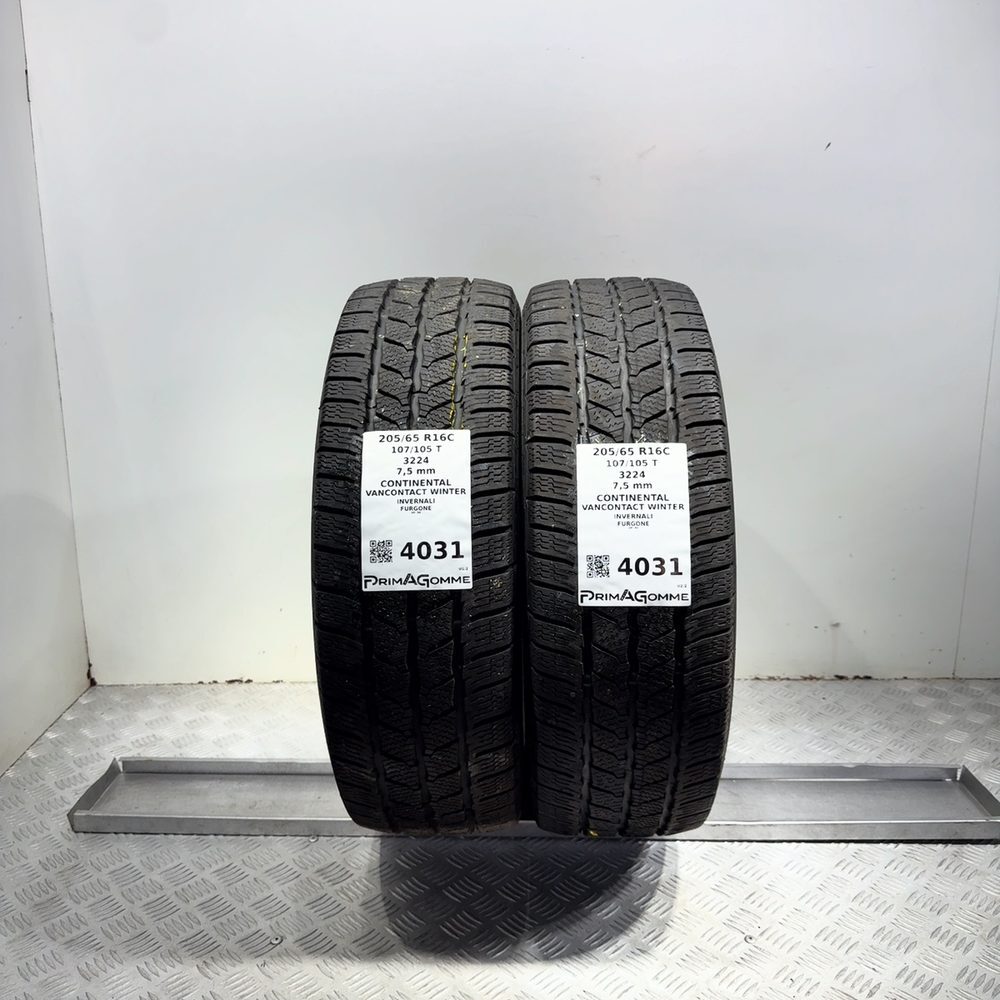 Gomme Usate 205 65 R16C 107/105T Continental Vancontact Winter 98% Invernali