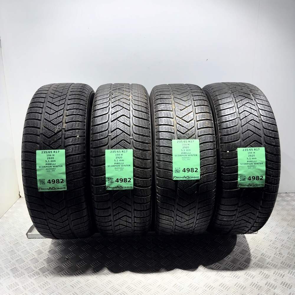 Gomme Usate 235 65 R17 104H Pirelli Scorpion Winter 73% Invernali