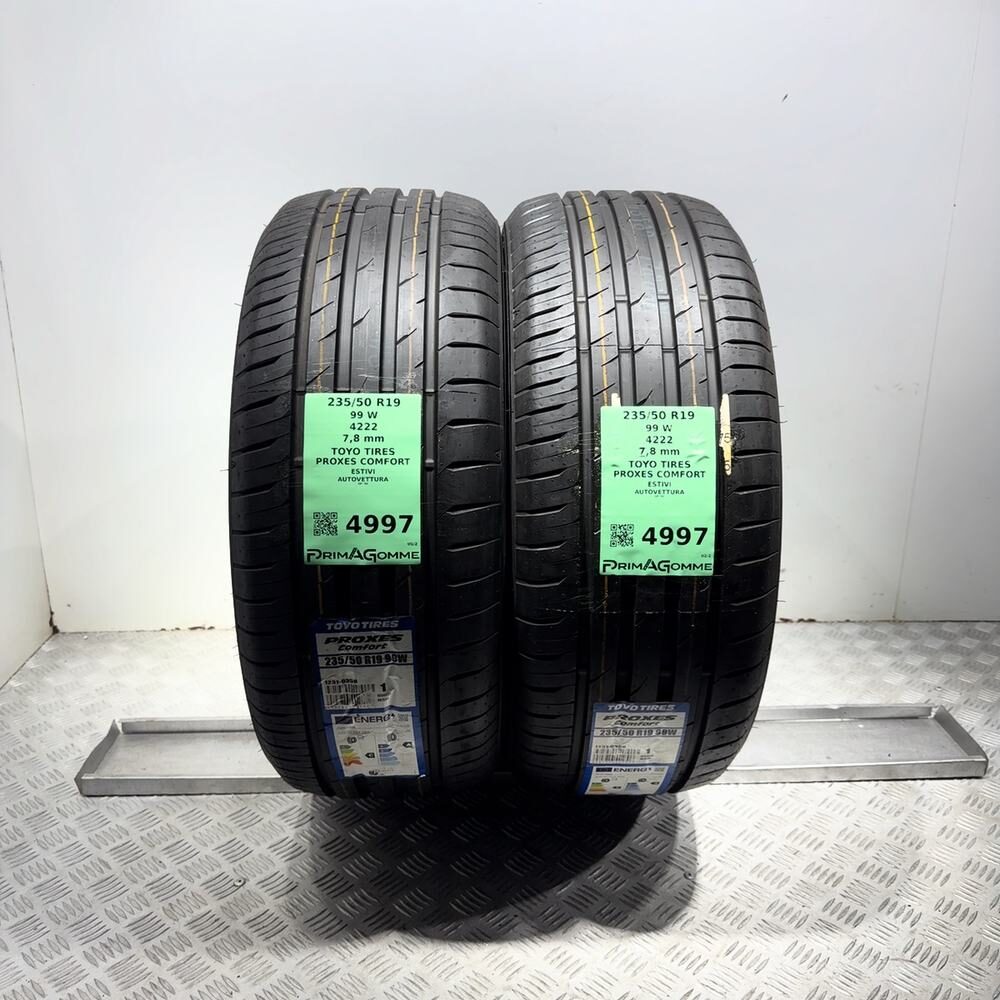 Gomme Usate 235 50 R19 99W Toyo Tires Proxes Comfort 98% Estive