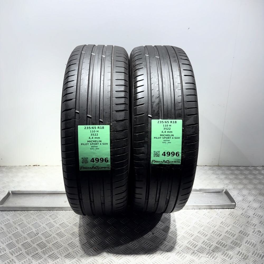 Gomme Usate 235 65 R18 110H Michelin Pilot Sport 4 SUV Estive