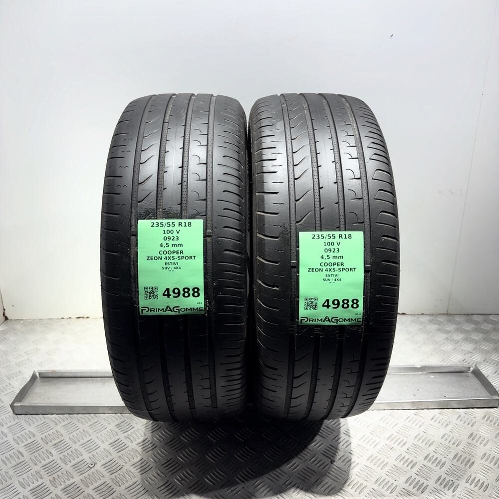 Gomme Usate 235 55 R18 100V Cooper Zeon 4XS-Sport Estive