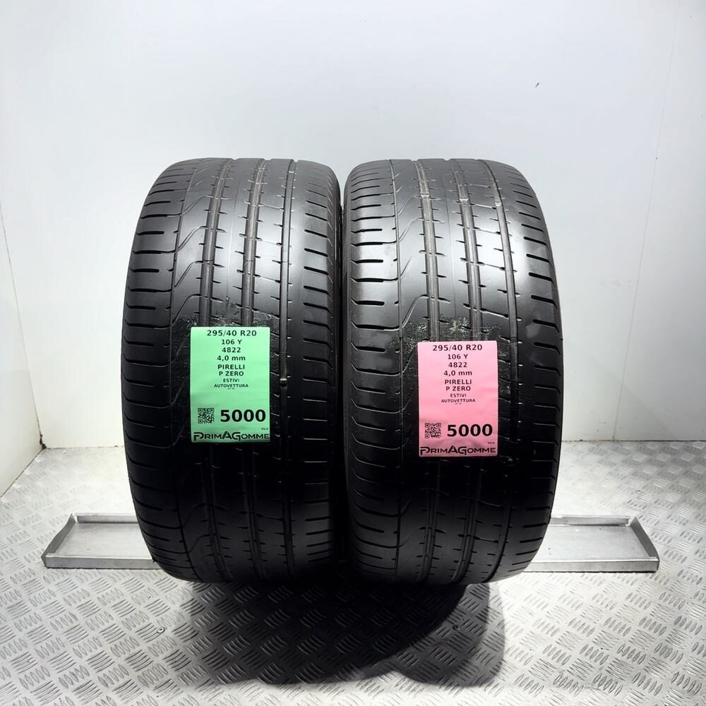 Gomme Usate 295 40 R20 106Y Pirelli P Zero Estive