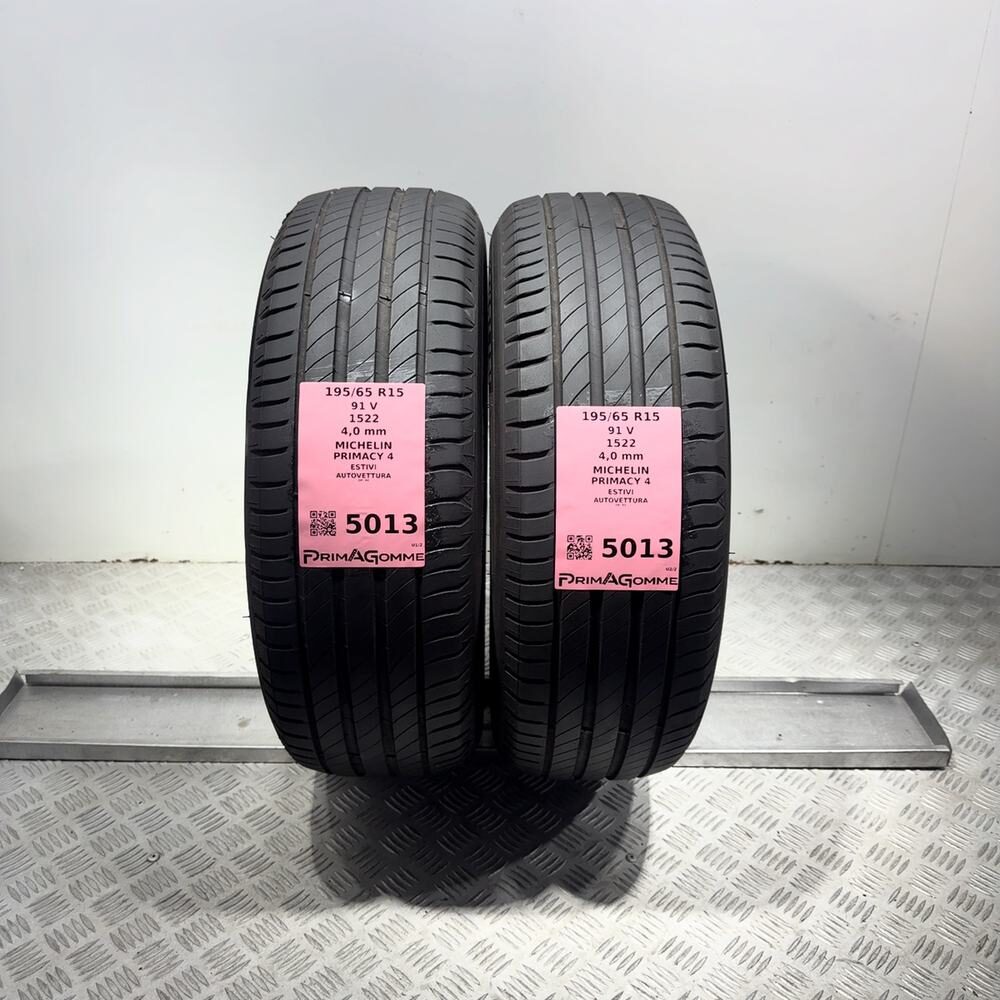 Gomme Usate 195 65 R15 91V Michelin Primacy 4 Estive