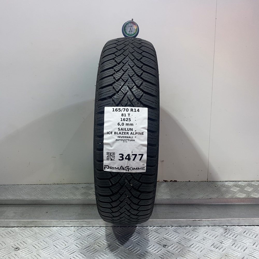 Gomma Usata 165 70 R14 81T Sailun Ice Blazer Alpine 86% Invernale