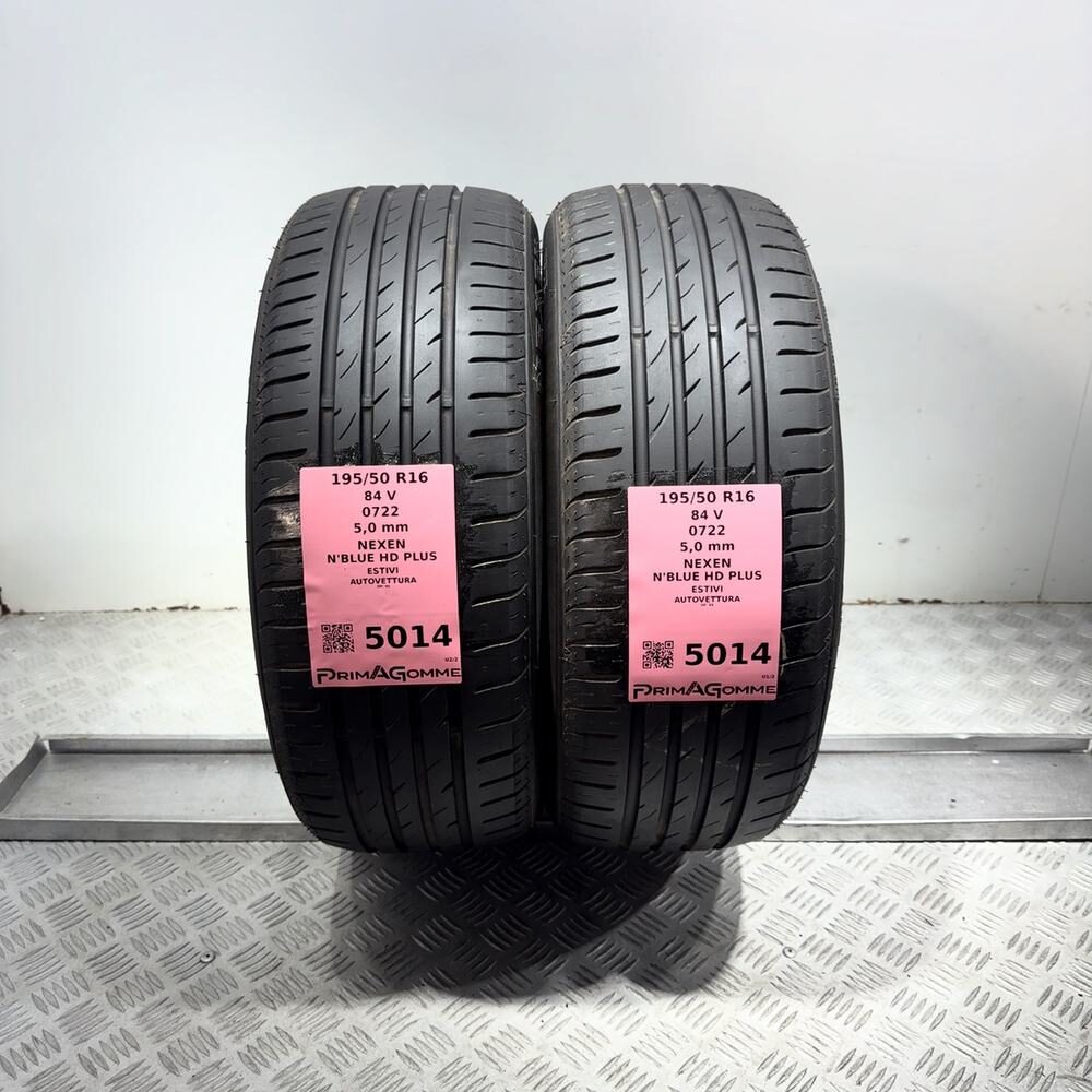 Gomme Usate 195 50 R16 84V Nexen N’Blue HD Plus 71% Estive