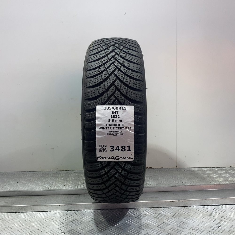 Gomma Usata 185 60 R15 84T Hankook Winter I*Cept RS3 80% Invernale