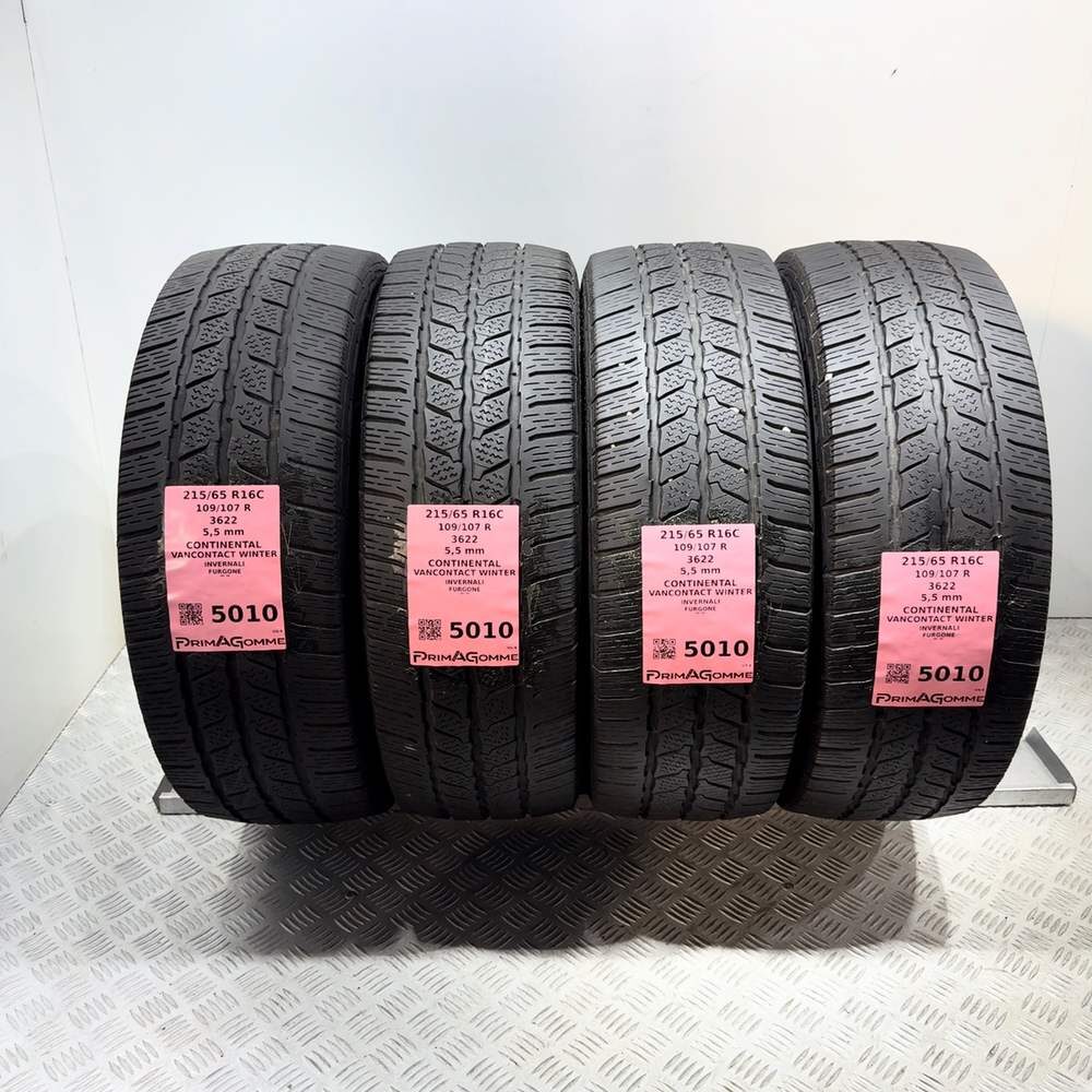 Gomme Usate 215 65 R16C 109/107R Continental Vancontact Winter 79% Invernali