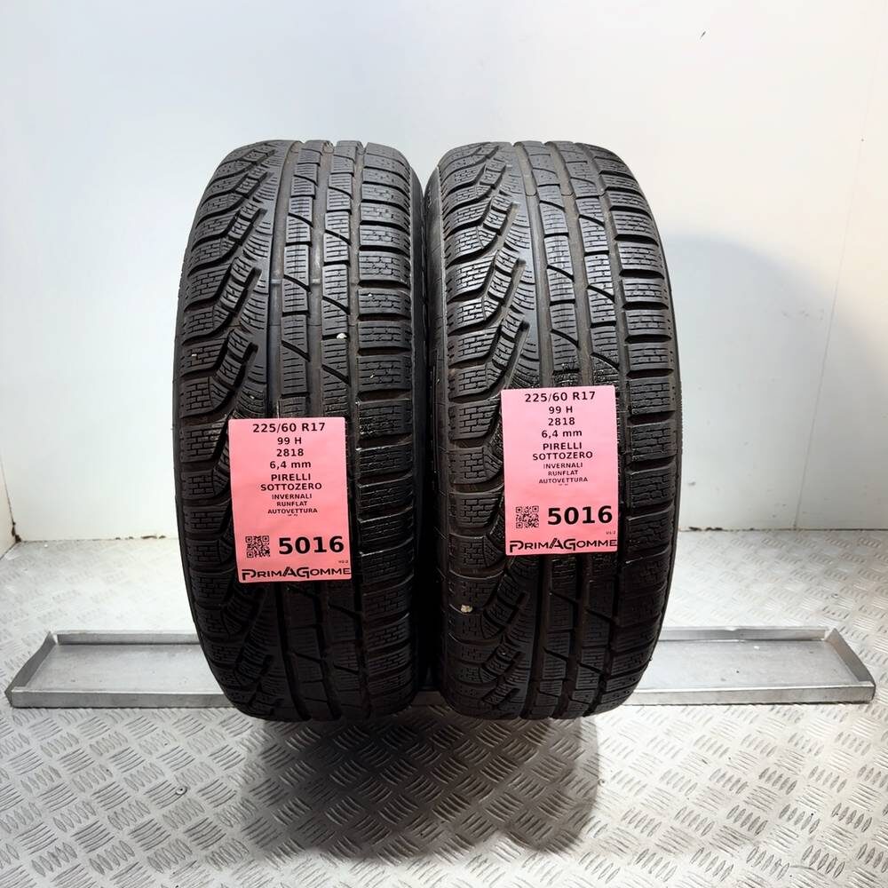 Gomme Usate 225 60 R17 99H Pirelli Sottozero RunFlat 91% Invernali