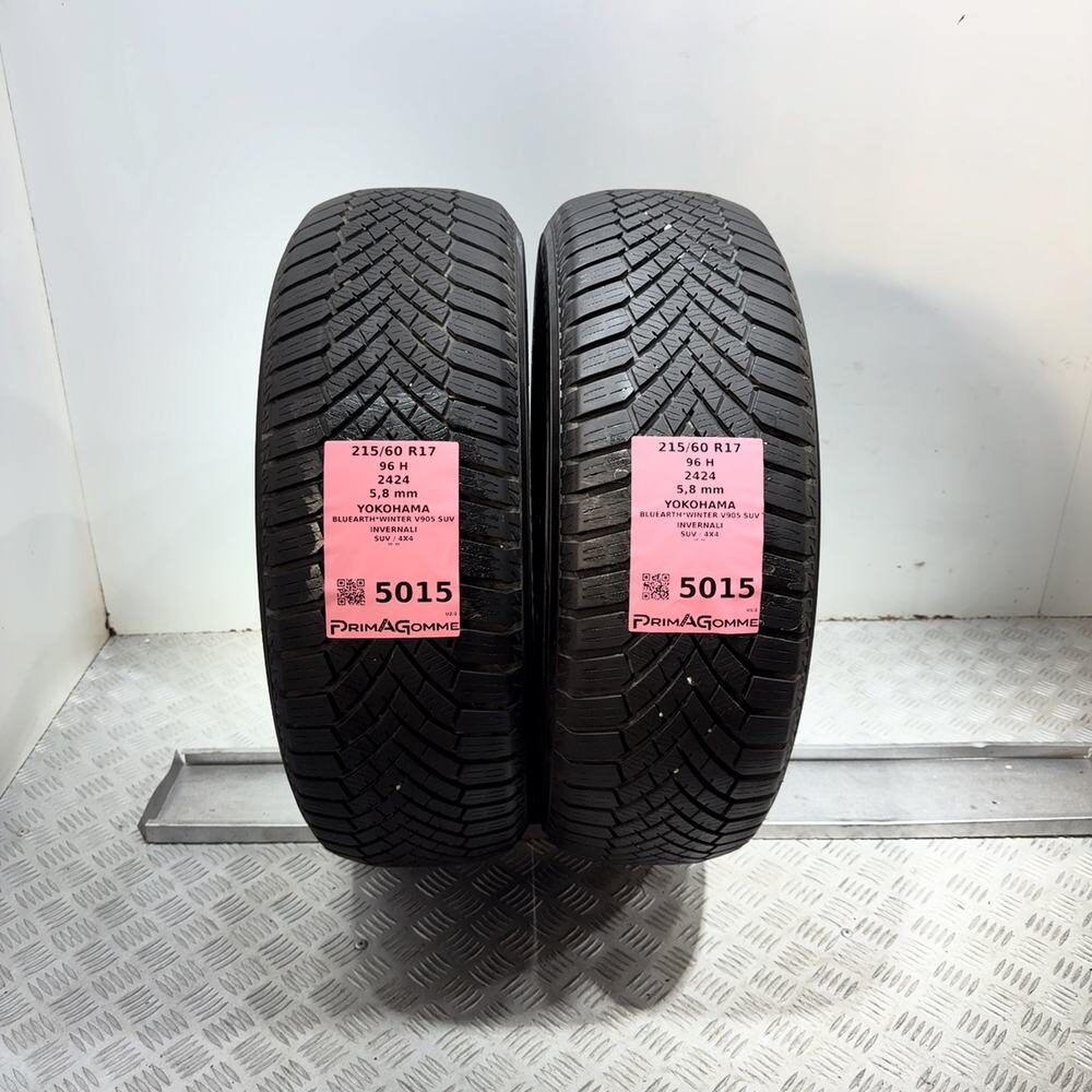Gomme Usate 215 60 R17 96H Yokohama Bluearth*Winter V905 SUV 83% Invernali