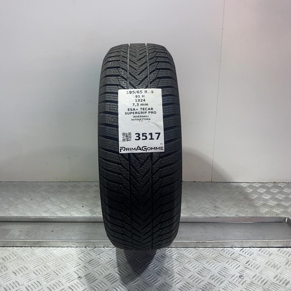 Gomma Usata 195 65 R15 91H Esa+ Tecar Supergrip Pro 98% Invernale