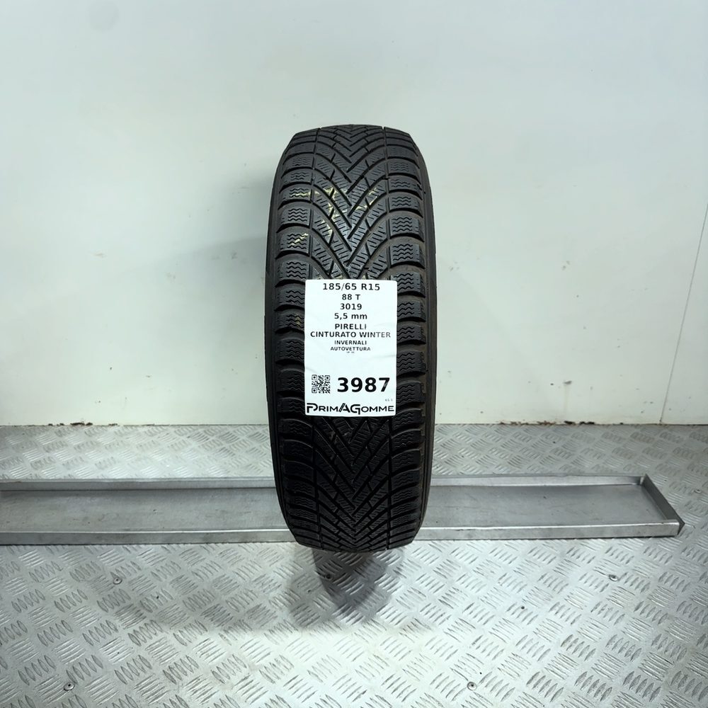 Gomma Usata 185 65 R15 88T Pirelli Cinturato Winter 79% Invernale