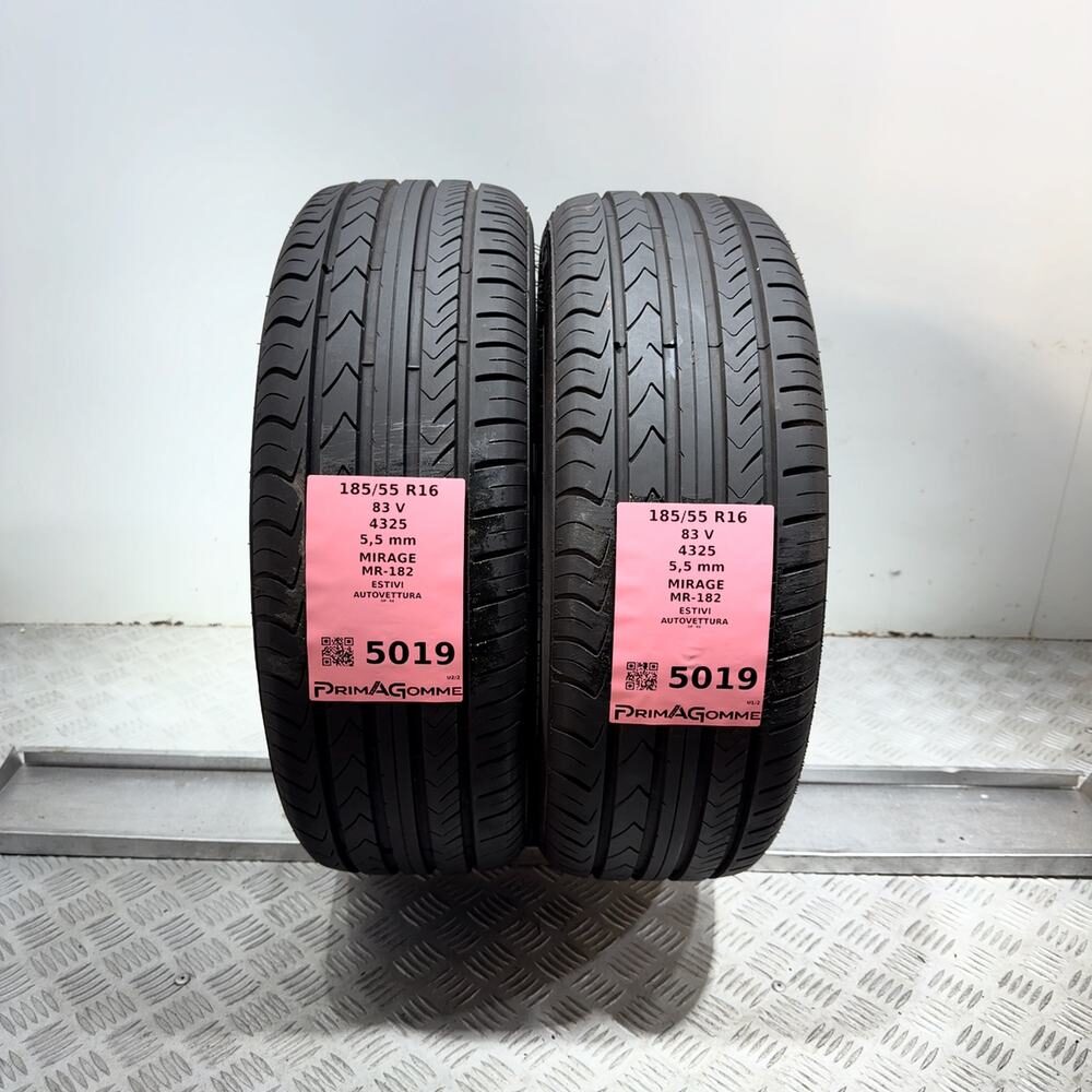 Gomme Usate 185 55 R16 83V Mirage MR-182 79% Estive