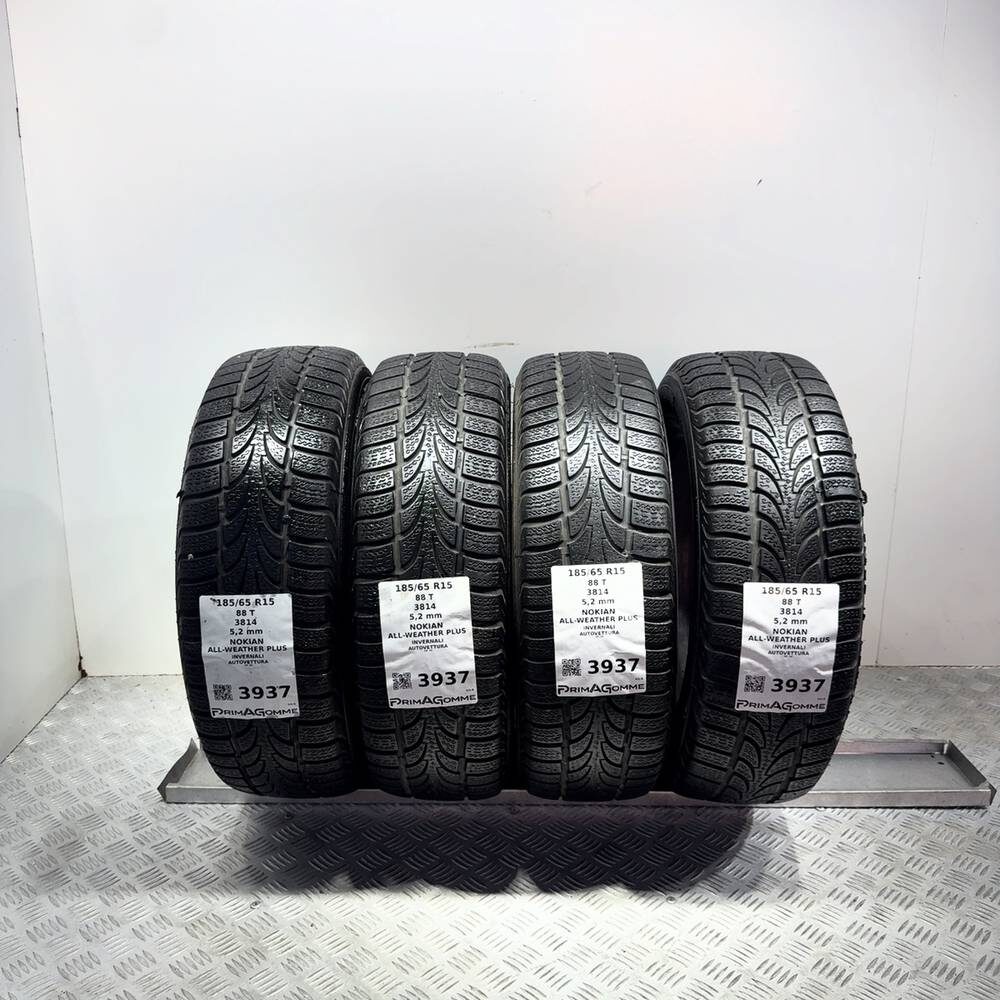 Gomme Usate 185 65 R15 88T Nokian All-Weather Plus 74% Invernali